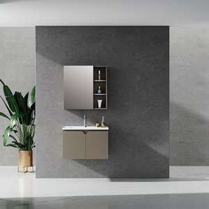 SANIPRO <strong>Cheap</strong> Price Hanging Washroom <strong>Vanity</strong> Modern LED Illuminated Mirror Bathroom <strong>Vanities</strong> Cabinet Set - Product Image 2