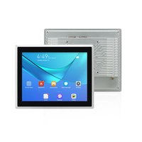 PC industriel tactile mural étanche IP65 avec écran tactile intégré Android OS sans ventilateur de 10,1, 10,4, 12 et 15 pouces