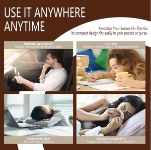 Inhalateur portable : Élimine la somnolence et procure une clarté mentale instantanée – Bâton nasal aux huiles essentielles à base de plantes pour soulager la fatigue - Product Image 6