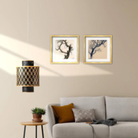 Marco de Fotos Cuadrado Moderno y Delgado de PVC con Borde Plano para Exhibición de Arte en Pared, Decoración para Hogar y Oficina, Venta al Por Mayor