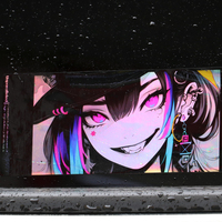 Autocollants de voiture personnalisés JDM imperméables Kunshan Krell, design holographique, impression personnalisée, vernis UV, matériau PET pour voitures - Hentai