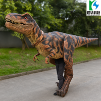 Costume de dinosaure réaliste T-Rex sans pattes pour projet touristique de parc à thème jurassique