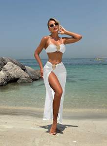 Bestseller e <span class=keywords><strong>abbigliamento</strong></span> da donna transfrontaliero 2025 autunno nuovo Sexy Hot Girl con spalline sottili Top abito gonna Modulare - Product Image 2