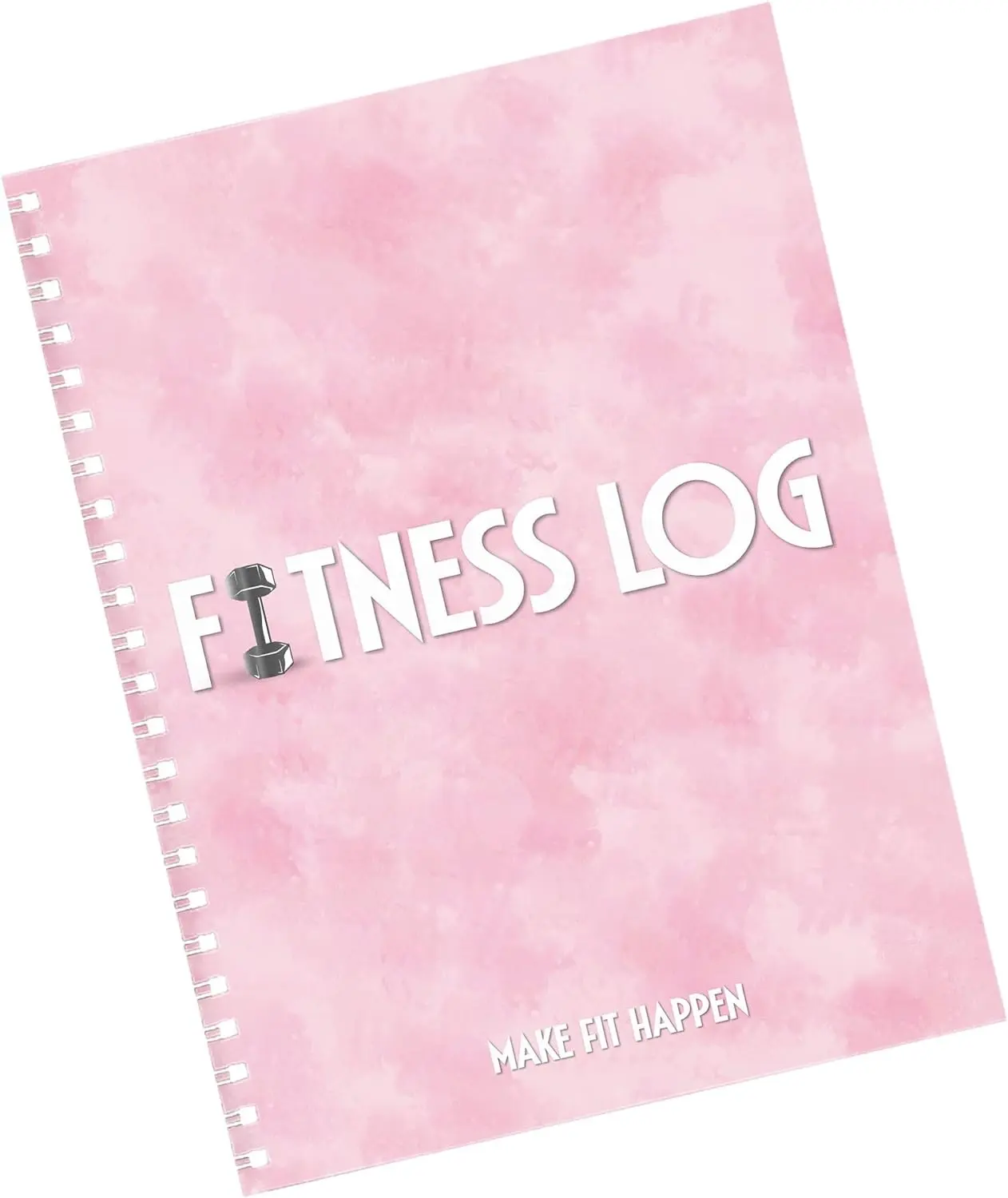 Wholesale Custom Pink Women Hard Cover Monthly Fitness And Wellness Journal And Planner