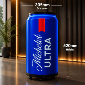 Écran LED géant en forme de canette |   360 °   Écran publicitaire numérique avec refroidisseur en option, affichage publicitaire P1.25-P2.5 pour les boissons - Product Image 6