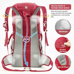 <span class=keywords><strong>Sac</strong></span> <span class=keywords><strong>à</strong></span> <span class=keywords><strong>dos</strong></span> de randonnée étanche <span class=keywords><strong>50l</strong></span>, pour le voyage, le sport en plein air, le Camping, l'alpinisme, avec housse de pluie, pour hommes et femmes - Product Image 5