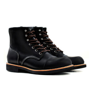 Bottes en cuir pour hommes avec semelle extérieure en caoutchouc, fabrication Goodyear Welt et logo personnalisé, soutien de l'usine, bottes Chukka, bottes de sécurité - Product Image 2