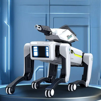 Perro electrónico mecánico, programación de mascotas, Robot Rc, apretón de manos, comando de voz inteligente interactivo, Control de aplicación, perro Robot de plástico