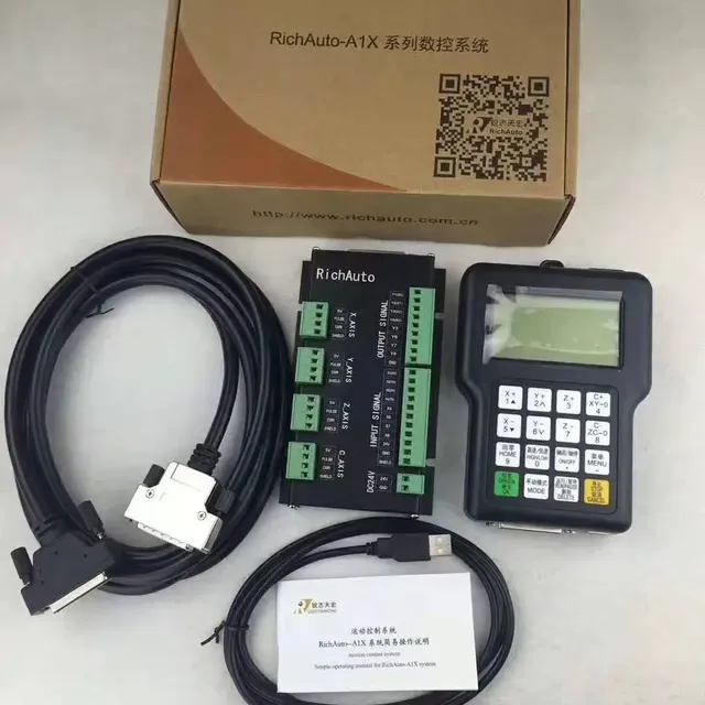 100% Original RichAuto DSP 3 Axis A11 CNC Controller  Remote for Chinese and English Versions