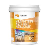 Peinture métallique à base d'eau antirouille, revêtement métallique anticorrosion pour structure en acier, pont, ponte de navire, séchage rapide, usine OEM