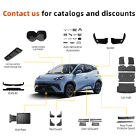 Pour BYD Seagull Atto 1 Dolphin Mini EV accessoires de voiture Kits intérieurs et extérieurs garnitures de Protection décoratives