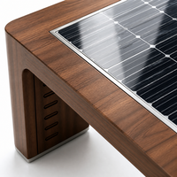 Banc solaire intelligent avec surveillance environnementale, siège solaire imperméable pour les projets de construction de villes intelligentes.