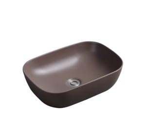 Lavabo de baño de diseño moderno europeo, precio competitivo, baño de cerámica para hoteles y villas, Mostrador de estilo mármol - Product Image 2