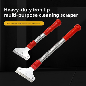 <span class=keywords><strong>Cuchillo</strong></span> de limpieza de mango rojo de mango corto de 28cm/38cm, cabeza de hierro, funda de plástico, mango de acero inoxidable - Product Image 4