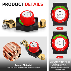 250 amp tự động xe RV Cắm Trại Pin cách ly cắt chuyển đổi điện áp thấp bên bài ngắt kết nối trên chuyển đổi tự động tự động ô tô ô tô - Product Image 4