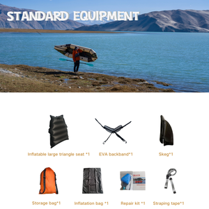 Packraft Frontier Packraft, nouvelle conception, durable et robuste, importé, en TPU 420D, packraft gonflable ultraléger pour eaux vives - Product Image 4