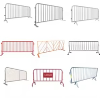 Barandas de Seguridad de Aluminio Baifa, Barreras de Control de Multitudes, Luces Reflectantes de Grado Ingeniería, Recubrimiento en Polvo, Altura Personalizada