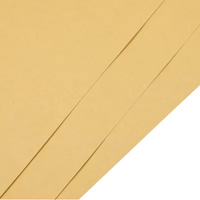 Autocollants personnalisés en papier kraft brun vierge 80 g/m², activables à l'eau et thermocollants, pour l'emballage cadeau artisanal et la masquage