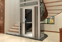 Kostengünstiger, schachtloser Mini-Hydraulik-Aufzug für Wohnhäuser – einfache Installation, Villenaufzug für mehrstöckige Privatvillen