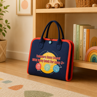 Tableau d'activités Montessori écologique en feutre, jouets sensoriels pour tout-petits, développement des compétences de vie de base, livre silencieux