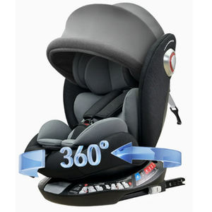 Siège <span class=keywords><strong>auto</strong></span> bébé I-Size R129 noir/gris, capacité de charge 36 kg, rotatif, pour groupes 0-12 ans, vente en gros - Product Image 3