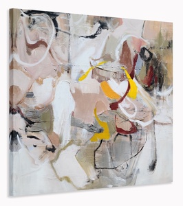 Handmade hiện đại trừu tượng sơn dầu vải trang trí nội thất tường nghệ thuật Thiết kế cảnh quan trừu tượng vẫn còn sống - Product Image 5