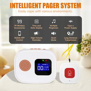 Tuya สมาร์ท WiFi SOS <span class=keywords><strong>2025</strong></span>เตือน caregiver pager SOS สร้อยข้อมือสำหรับผู้สูงอายุบ้านฉุกเฉินไร้สาย - Product Image 3