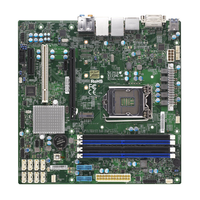 Motherboard Server Micro-ATX MBD-X11SAE-M dengan Single Intel C236 LGA-1151 (Socket H4), Mendukung DDR4