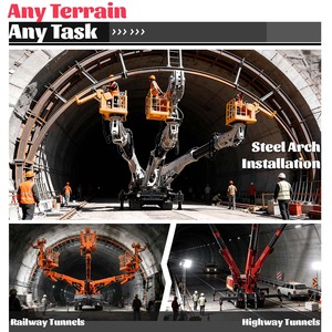 Machine tunnelatrice géante à trois flèches, installateur <span class=keywords><strong>hydraulique</strong></span> d'arches en acier pour l'exploitation minière et la construction - Product Image 2