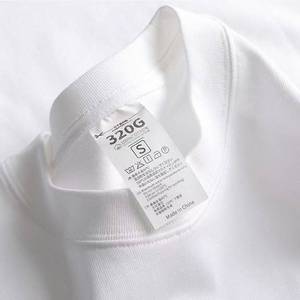 เสื้อยืดคอกลมโอเวอร์ไซส์ถักนิตติ้งสำหรับผู้ชาย ขายส่งขั้นต่ำ 2 ตัว ผ้าฝ้าย 100% <span class=keywords><strong>สี</strong></span><span class=keywords><strong>ขาว</strong></span> แบบสั่งทำพิเศษ เสื้อยืดคอกลมโอเวอร์ไซส์แบบอินเตอร์ล็อค น้ำหนัก 10 ออนซ์ - Product Image 1