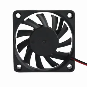 6010 Dc soğutma fanı 5V 12V 24V 60X60X10 2pin 12V Pc bilgisayar Fan