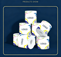 Groothandel 2-laags 3-laags 4-laags Wegwerp Toiletpapier van Maagdelijk Pulp, Spoelbaar, Sterk Absorberend, Zacht, Ecologisch Toiletpapier