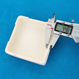 أواني سيراميك الألومينا مربع بوتقة صينية فرن صناعي طين حراري سيراميك ذوبان بوتقة مربعة قطع مخصصة - Product Image 5