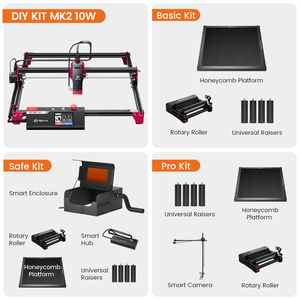Algolaser Kit DIY MK2 10W Découpeur et Graveur pour Bois, Métal, Acrylique, <span class=keywords><strong>Verre</strong></span>, Cuir, etc. - Product Image 2