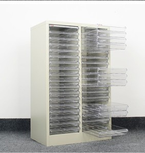 Movable storage cabinet, metal mobile filing cabinet for office