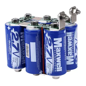 Atacado MAXWELL Super capacitor 16v500f carro bettery banco 6*2.7v 3000F 16v 500f motor começando farad capacitância