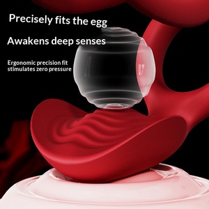 Anillo Vibrador en Forma de Rosa para Adultos Unisex, Cómodo y Usable, Producto de Cuidado Personal para Parejas - Product Image 2