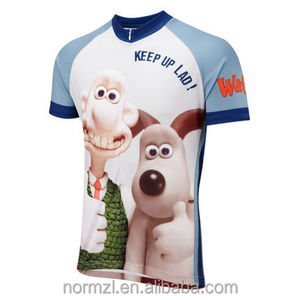 Colorido <span class=keywords><strong>ciclismo</strong></span> jersey diseño sublimado de verano de los niños de la bicicleta poliéster sudadera pantalones cortos de manga - Product Image 1