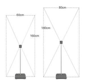 Nhà Máy Trực Tiếp Chất Lượng Tốt Giá Rẻ Giá Có Thể Điều Chỉnh <span class=keywords><strong>X</strong></span> Biểu Ngữ Đứng 60*160Cm 80*180Cm - Product Image 3