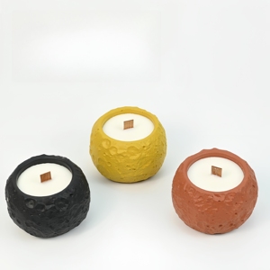 Velas perfumadas de larga duración de la serie Cold Mountain de etiqueta privada, taza de cemento de fragancia Simple, difusión decorativa, vacaciones de Diwali - Product Image 4