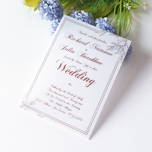 Menú de acrílico negro/blanco creativo de 5X7 pulgadas con texto dorado Bar <span class=keywords><strong>Restaurante</strong></span> Cena DE BODA Tarjeta de menú de acrílico - Product Image 5