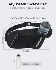Free Sample Motorcycle Fanny Pack <b>Biking</b> Motorbike Waist Bag Hip Hydration Waist Pack <b>Gym</b> Outdoor Belt Waist Bag Pack - Product Image 3