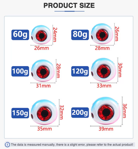 60g a 200g alta calidad mejor precio Mar Océano pesca luminoso Jigging plomo Jigging señuelo Tenya <span class=keywords><strong>Madai</strong></span> Jig - Product Image 2