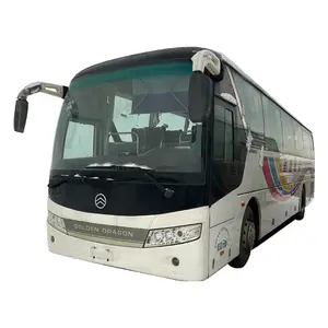 Usado 2014 jinlv Diesel 6 cilindros Euro 4 11 metros 60 asientos color personalizado autobuses urbanos turismo autobús coche autobús usado