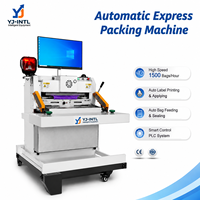 Máquina de Embalaje de Alta Precisión, Totalmente Automática, de Alta Velocidad, para Bolsas de Polietileno de Grado Alimenticio, Bolsas de Mensajería Express, Cajas y Cartones, Motorizada, para Ropa
