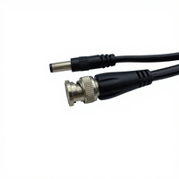 Cable Coaxial RG59 de 10m/15m/30m para CCTV con Conectores BNC DC, Revestimiento de PVC y Conductor de Cobre Libre de Oxígeno