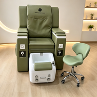 Fauteuil de pédicure spa Whirlpool électrique inclinable pour manucure et massage des pieds, avec bassin de bain de pieds et robinet, pour salon, vente en gros, OEM