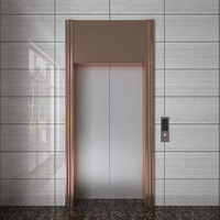 Forme personnalisée Encadrement de porte commerciale en métal doré Enjoliveurs de porte d'ascenseur modernes en acier inoxydable Finition Surface Hôtel Hall extérieur