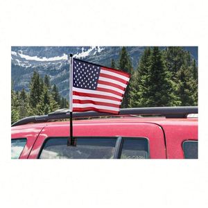 ธงโพลีเอสเตอร์ขนาดเล็ก 30*45 ซม. พิมพ์ลายตามสั่ง ปี 2025 ขายดี พร้อมที่ยึดธงบนคอนโซลรถยนต์ ทำจากไฟเบอร์กลาส สำหรับติดกระจกหน้ารถ - Product Image 6