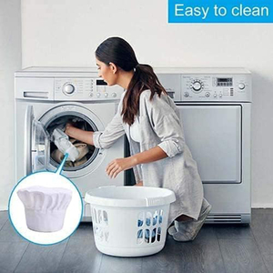 Gorros de Chef Personalizados con Logotipo, de Poliéster y Algodón Premium, Ajustables y Elásticos, para Restaurantes, Bares, Cocina, Panadería, Catering - Product Image 6